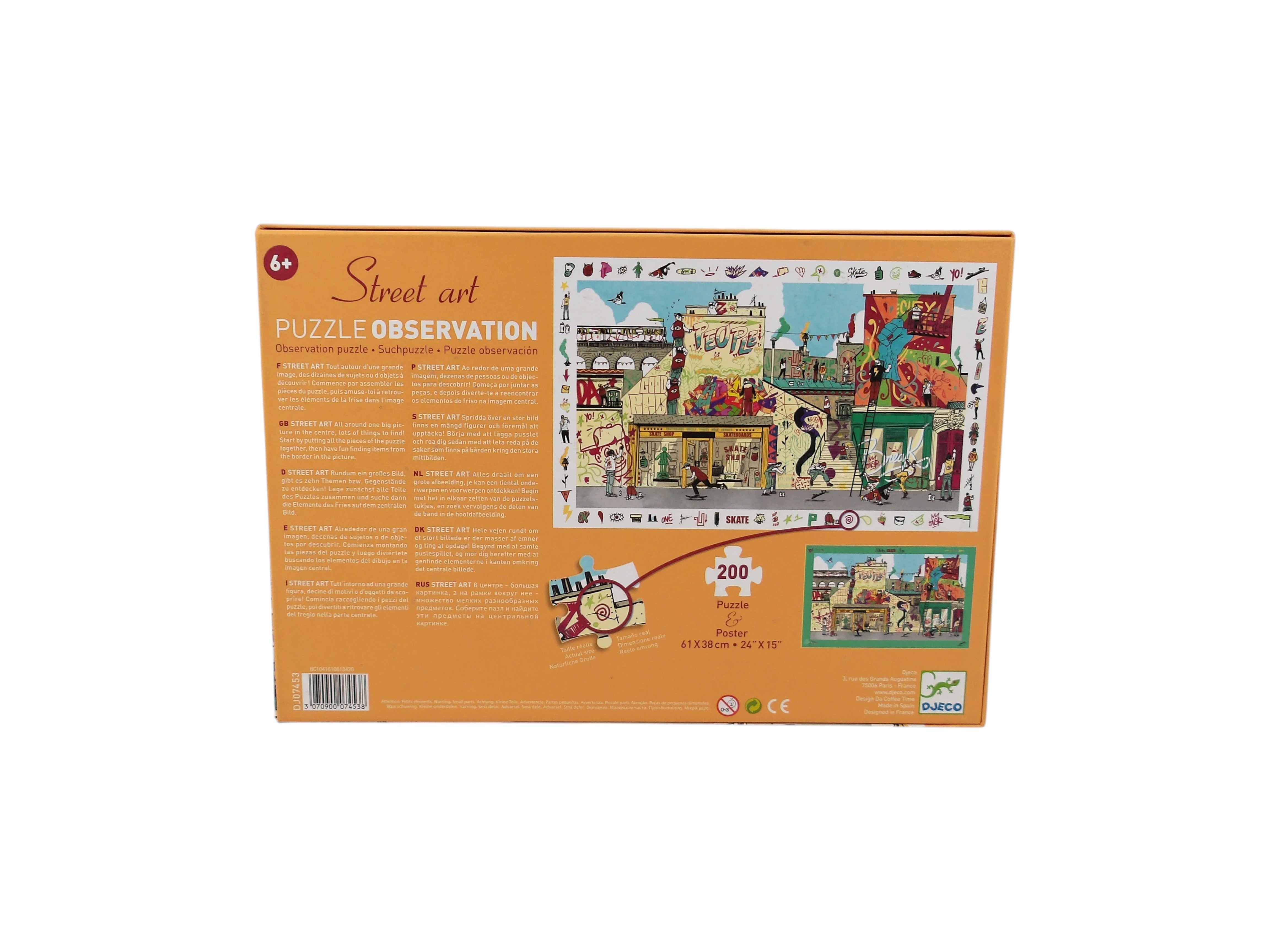 Puzzle observation - Sport deportes - 200 pièces Comme neuf - Vue 2 - 